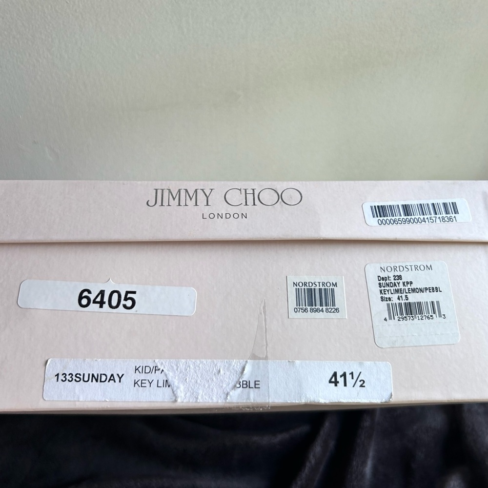 Jimmy Choo Kid Patent Typhoon Ankle Strap Pumps - Picture 9 of 9